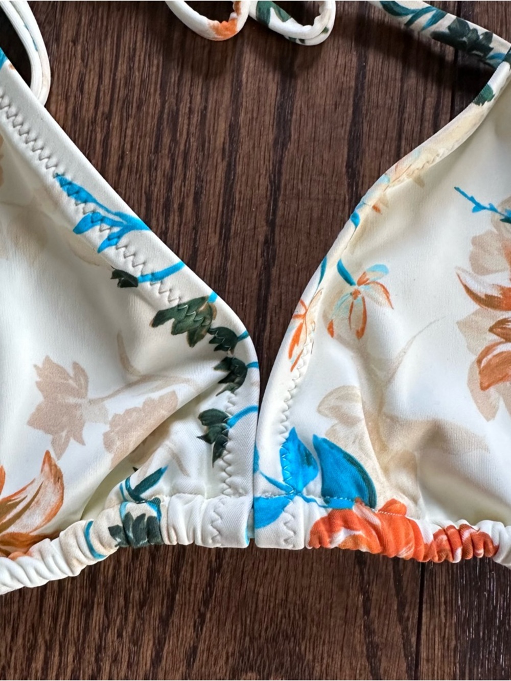 Solid & Striped Iris Bikini Set, in Brule Multi Floral, NWT - Picture 7 of 14